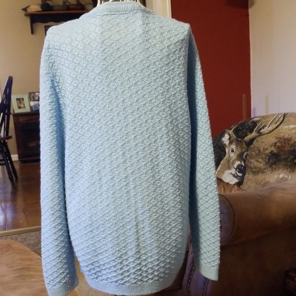 🌹BLUE BAYOU❣️Baby blue cardigan sweater 💚 - Picture 6 of 7